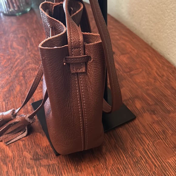 Shaffer LA Greta Tassel Bucket Mini Crossbody Bag - Picture 6 of 10